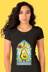 ZillaMunch Tee - Holy Guacamole - Women - Vintage Black