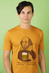 ZillaMunch Tee - ShakesBeer - Men - Gold