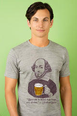 ZillaMunch Tee - ShakesBeer - Men - Heather Grey