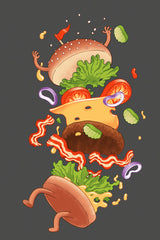 ZillaMunch Tee -  Burger Fail - Artwork