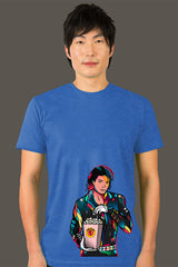 ZillaMunch Tee - King Of Pop - Men - Vintage Royal