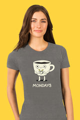 ZillaMunch Tee - Mondays Coffee - Women - Premium Heather