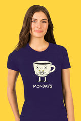 ZillaMunch Tee - Mondays Coffee - Women - Purple Rush