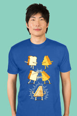 ZillaMunch Tee - Super Grilled Cheese - Men - Royal