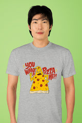   ZillaMunch Tee - You Want A Pizza Me - Men - Heather Gray